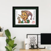 Pinocchio~Buratino~Aleksey Nikolayevich Tolstoy ~ Poster (Thuiskantoor)