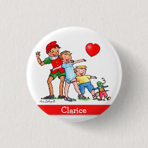 Pinocchio en Friends - Button