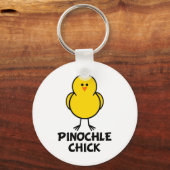 Pinochle Chick Sleutelhanger (Voorkant)