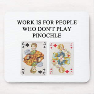 PINOCHLE game player Muismat