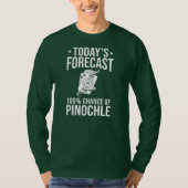 Pinochle Game Rules Cards Double Deck Points T-shirt (Voorkant)