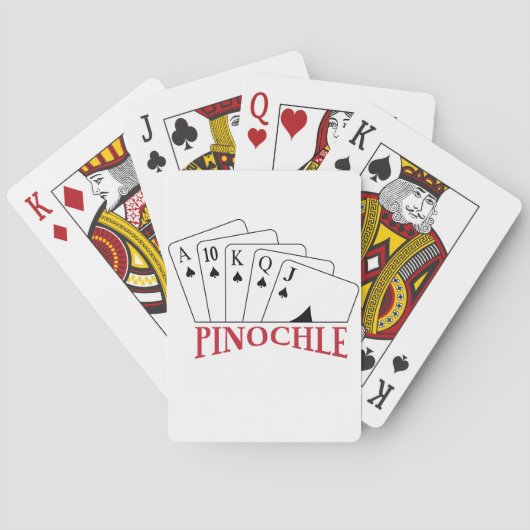 Pinochle-kaarten Pokerkaarten (Achterkant)