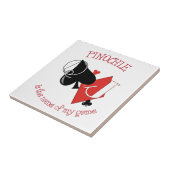 Pinochle Tegeltje (Zijkant)