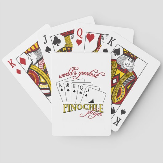 Pinochlespeler Pokerkaarten (Achterkant)