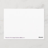 Pinot Noir Wine Grapes Art Briefkaart (Achterkant)