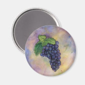 Pinot Noir Wine Grapes Magnet Magneet (Voorkant / Achterkant)