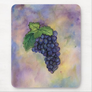 Pinot Noir Wine Grapes Mousepad Muismat