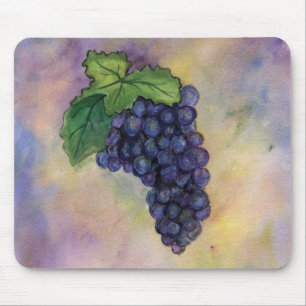 Pinot Noir Wine Grapes Mousepad Muismat