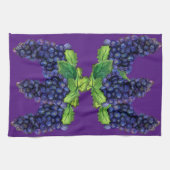 Pinot Red Wine Grapes Kitchen Towel Art Decor Theedoek (Horizontaal)