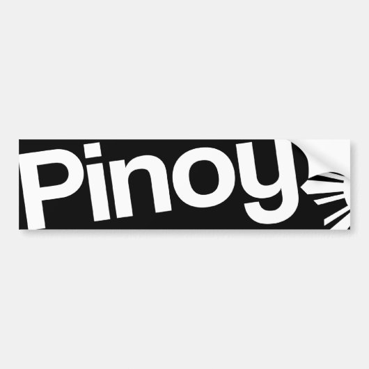 Pinoy Bumpersticker (Voorkant)