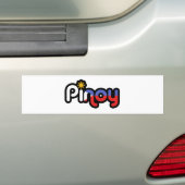 Pinoy Bumpersticker (Op auto)