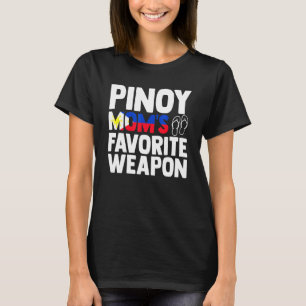 Pinoy Moms Favoriete Wapen Filipijnse Vlag Pinay N T-shirt