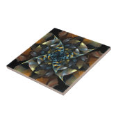 Pinrad Abstract Art Tile Tegeltje (Zijkant)