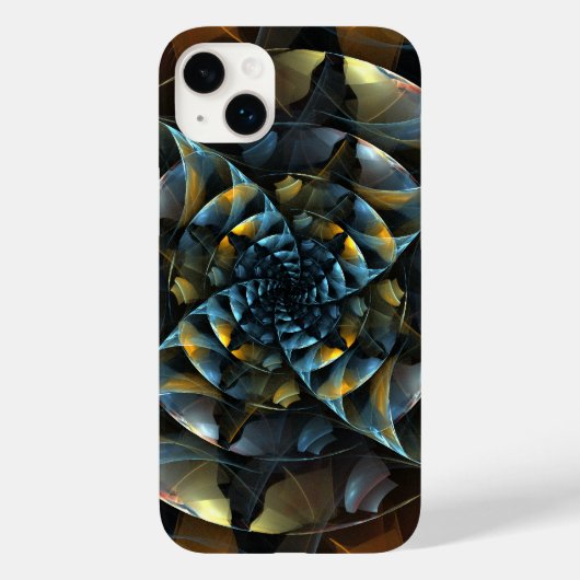 Pinrad Abstracte kunst Case-Mate iPhone Case (Achterkant)