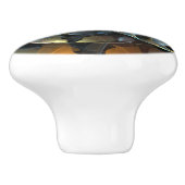 Pinrad Abstracte kunst Keramische Knop (Zijkant)