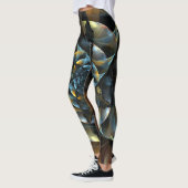 Pinrad Abstracte kunst Leggings (Links)