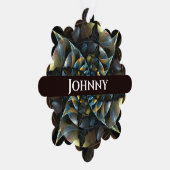 Pinrad Abstracte kunst Ornament Kaart (Rechts)