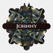 Pinrad Abstracte kunst Ornament Kaart (Achterkant)