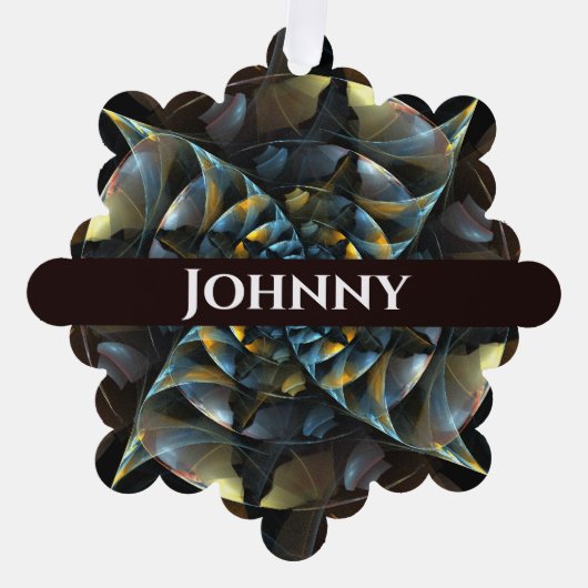 Pinrad Abstracte kunst Ornament Kaart (Voorkant)