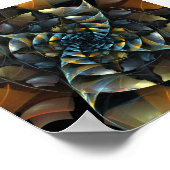 Pinrad Abstracte kunst Poster (Hoek)