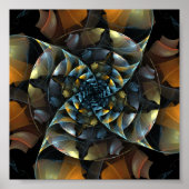 Pinrad Abstracte kunst Poster (Voorkant)