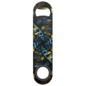 Pinrad Abstracte kunst Speed Flessenopener (Achterkant)