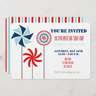 Pinrad Birthday Invitation {zomer} Kaart