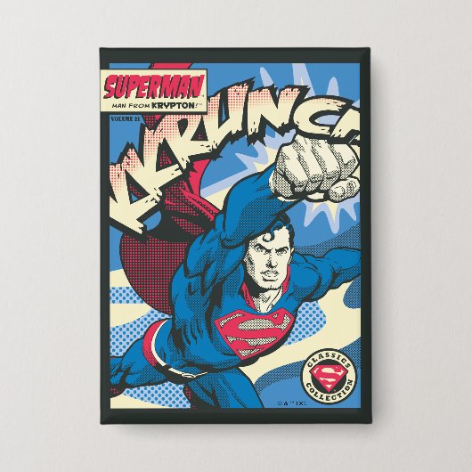 Pin's Avec Agrafe Superman 39 (Recto)