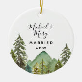 Pins de montagne Mariage Ornement Cadeau (Devant)