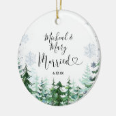 Pins de montagne Mariage Ornement Cadeau (Gauche)