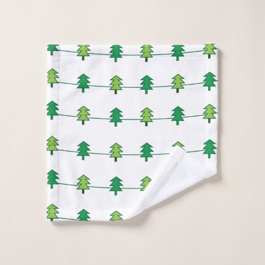 Pins de Noël Simple Élégant (Gant de toilette)