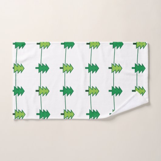 Pins de Noël Simple Élégant (Serviette à main)