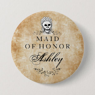 Pin's Domestique de brun de squelette de Halloween