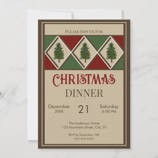 Pins et Invitations Arlequines (Devant)