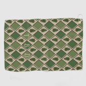 Pins et serviette de golf Arlequin (Horizontal)