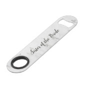 Pins givrés Soeur blanche rustique de la mariée (Devant angulaire)