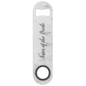 Pins givrés Soeur blanche rustique de la mariée (Devant)