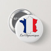 Pins "Les Dynamiques" Ronde Button 5,7 Cm (Voorkant /achterkant)