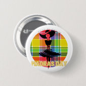 PINS LOGO MADRAS DAY RONDE BUTTON 5,7 CM (Voorkant /achterkant)