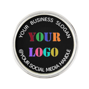 Pin's Logo Personnalisé Médias sociaux Promotions Portab