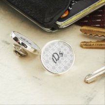 Monogramme Motif dentelle Rococo