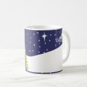 Pins noël Star Mug avec le nuage de lune (Devant droit)