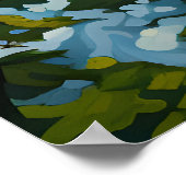 pins poster art nature forêt (Coin)