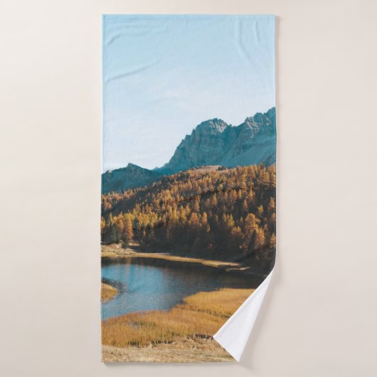 PINS PRÈS DU LAC (Serviette de bain)