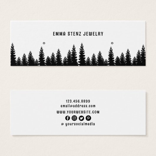 Pins rustiques ・ Boucles d'oreilles Boucles d'orei (Devant & derrière)