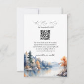 Pins rustiques Mariage d'aventure RSVP (Devant)