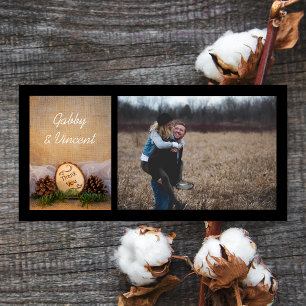 Pins rustiques Merci Mariage de bois