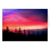 Pins Sous Le Coucher De Soleil De L'Oregon (Devant horizontal)