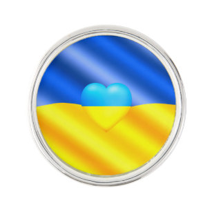 Pin's Ukraine - Paix - drapeau ukrainien - Liberté 