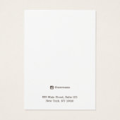 Pins verts Élevant Bijoux Carte d'affichage (Dos)